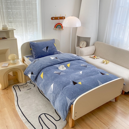 91家纺网 家纺一手货源 找家纺 （总）凌云家纺 2025新款牛奶绒被套单价加绒被罩床褥三件套