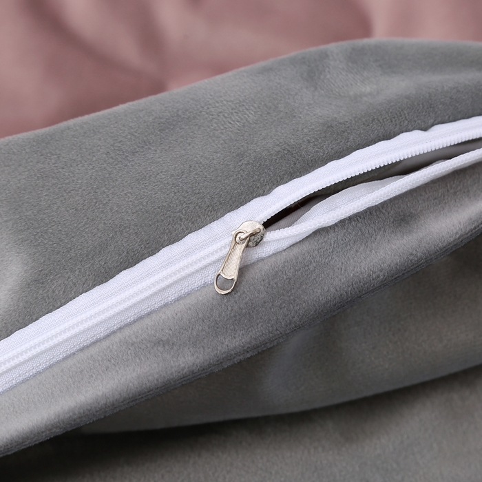 91家纺网 家纺一手货源 找家纺 琪宝阁 2024新款立体绒小时代美 容床罩套件 10号：豆沙+浅灰