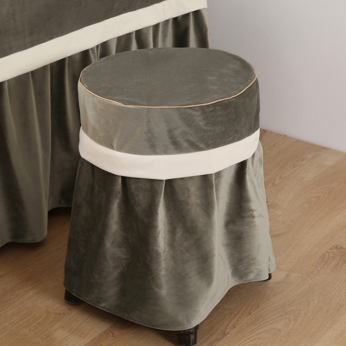 91家纺网 家纺一手货源 找家纺 琪宝阁 2024新款立体绒小时代美 容床罩套件 13号：香槟