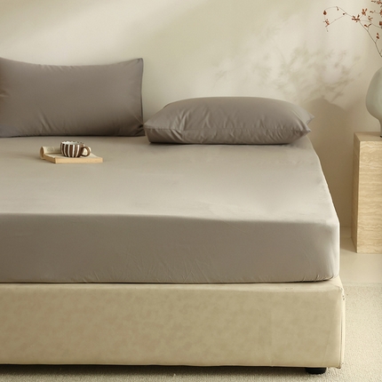 91家纺网 家纺一手货源 找家纺 （总）【100支全棉单品磨毛床笠】日式无印100支全棉单品磨毛床笠良品纯色中厚长绒棉床罩秋冬保暖