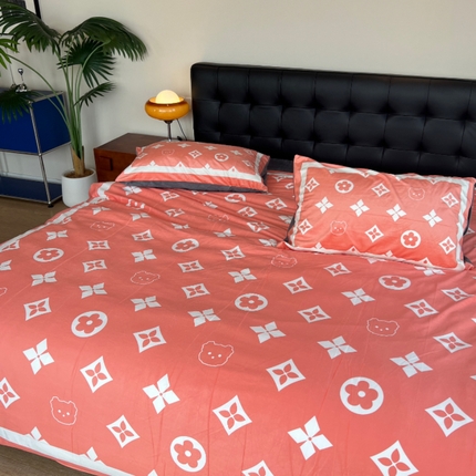 棉生活家纺 2024新款婴儿绒宝宝绒大版轻奢风系列四件套 伊利亚