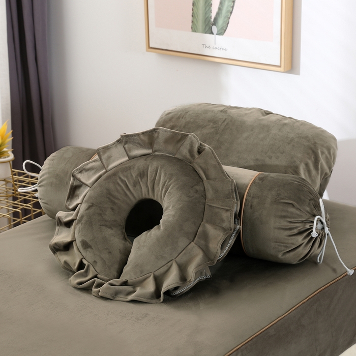 91家纺网 家纺一手货源 找家纺 琪宝阁 2024新款立体绒小时代美 容床罩套件 13号：香槟