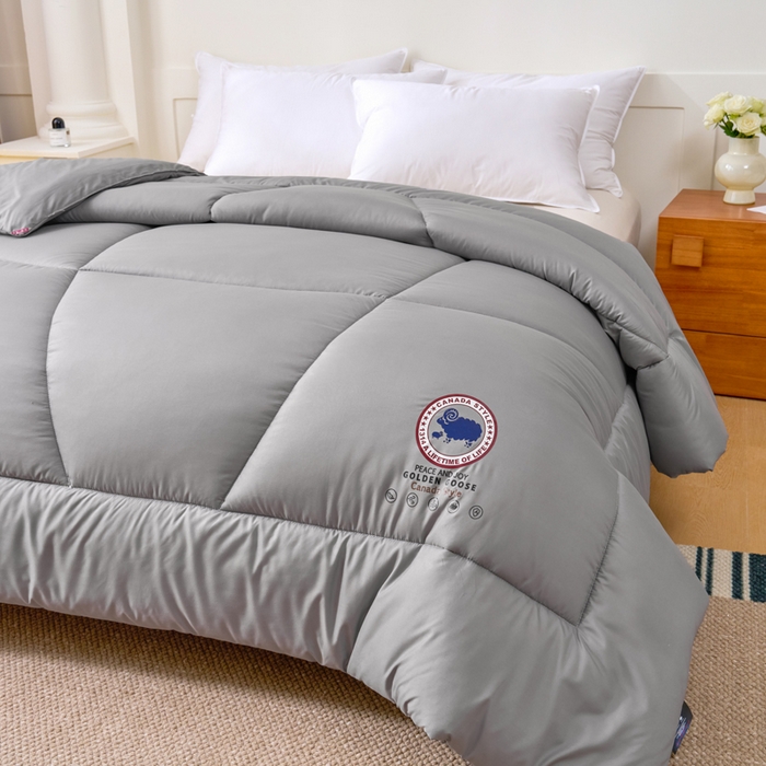 91家纺网 家纺一手货源 找家纺 招财狼家纺 2024新款速暖石墨烯冬被被子被芯 灰色