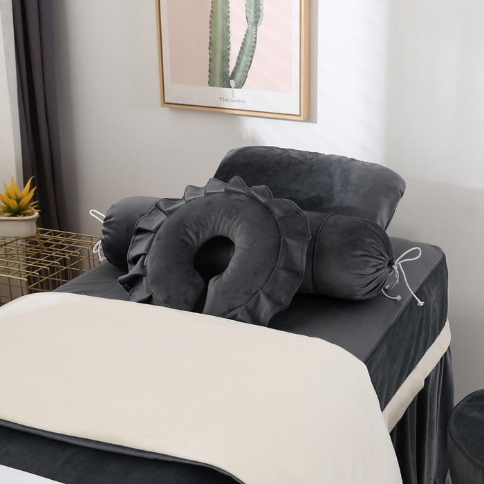 91家纺网 家纺一手货源 找家纺 （总）琪宝阁 2024新款立体绒小时代美 容床罩套件