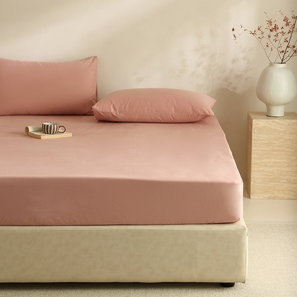 91家纺网 家纺一手货源 找家纺 （总）【100支全棉单品磨毛床笠】日式无印100支全棉单品磨毛床笠良品纯色中厚长绒棉床罩秋冬保暖