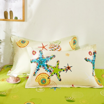 91家纺网 家纺一手货源 找家纺 （总）京天家纺 2024新款12868全棉直角单品枕套