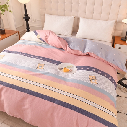 91家纺网 家纺一手货源 找家纺 （总）棉立方家纺 2023新款全棉喷气印花四件套及单品-单品被套