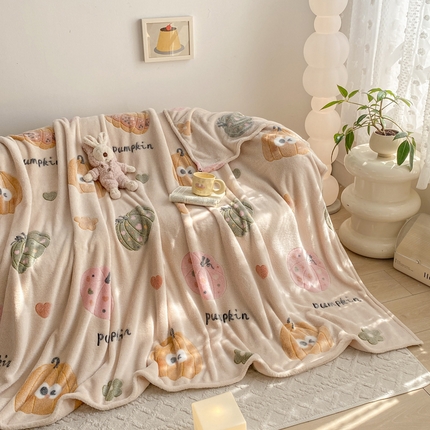 91家纺网 家纺一手货源 找家纺 （总）悦织湾家纺 2025新款加厚雪花绒印花多功能毛毯牛奶绒休闲盖毯子跨境专供外贸出口电商热销款