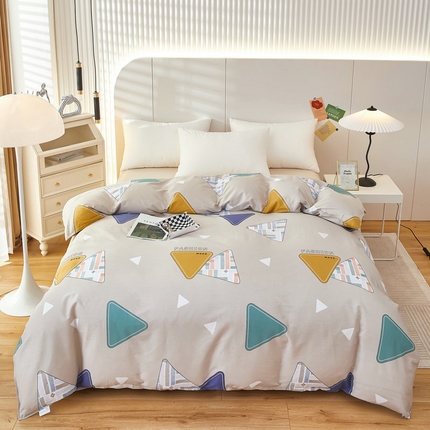 91家纺网 家纺一手货源 找家纺 （总）京天家纺 2024新款12868全棉单品被套(尺寸足，有预留）