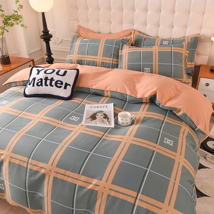 91家纺网 家纺一手货源 找家纺 （总）棉立方家纺 2023新款全棉喷气印花四件套及单品-床单款四件套