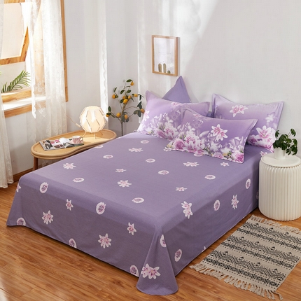 91家纺网 家纺一手货源 找家纺 （总）京天家纺 2024新款12868全棉直角单品床单