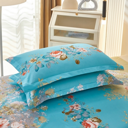 91家纺网 家纺一手货源 找家纺 （总）京天家纺 2024新款12868全棉直角单品枕套