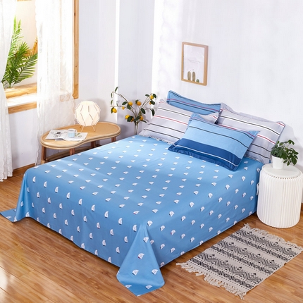 91家纺网 家纺一手货源 找家纺 （总）京天家纺 2024新款12868全棉直角单品床单