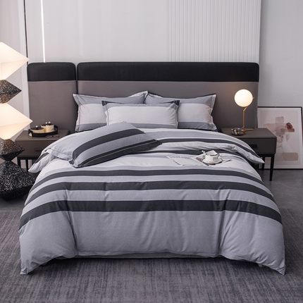 91家纺网 家纺一手货源 找家纺 （总2）喜四方 2024新款全棉磨毛纯棉印花四件套