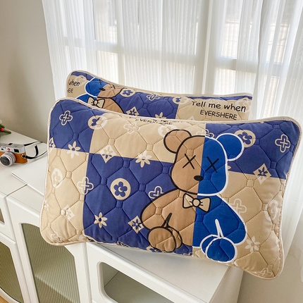 91家纺网 家纺一手货源 找家纺 （总）花言狐语 2025新款水洗棉防水枕套一只