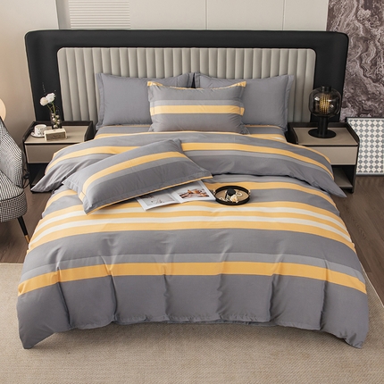 91家纺网 家纺一手货源 找家纺 （总1）喜四方 2024新款全棉磨毛全棉印花四件套