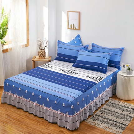 91家纺网 家纺一手货源 找家纺 （总）京天家纺 2024新款12868全棉单品床裙