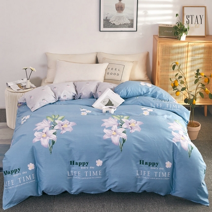 91家纺网 家纺一手货源 找家纺 （总）京天家纺 2024新款12868全棉单品被套(尺寸足，有预留）