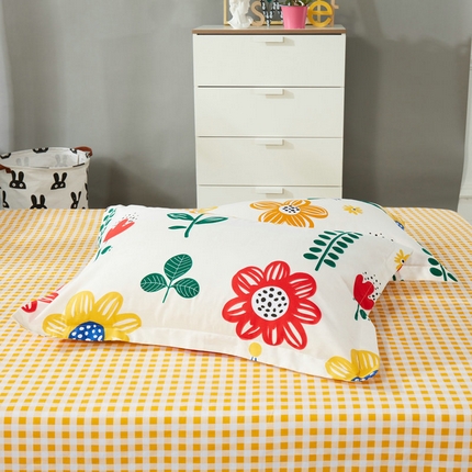 91家纺网 家纺一手货源 找家纺 （总）京天家纺 2024新款12868全棉直角单品枕套