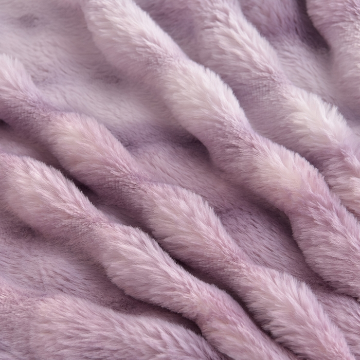 91家纺网 家纺一手货源 找家纺 爱上家居 2024新款AB版兔兔绒牛奶绒四件套 紫色