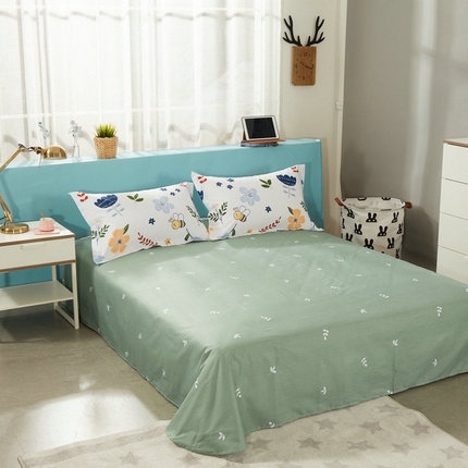 91家纺网 家纺一手货源 找家纺 （总）京天家纺 2024新款12868全棉直角单品床单