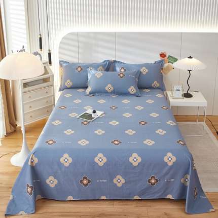 91家纺网 家纺一手货源 找家纺 （总）京天家纺 2024新款12868全棉直角单品床单