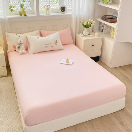 91家纺网 家纺一手货源 找家纺 （总）雅阁尔 2024新款水洗云朵棉单品系列-床笠单件单床笠