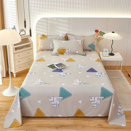 91家纺网 家纺一手货源 找家纺 （总）京天家纺 2024新款12868全棉直角单品床单