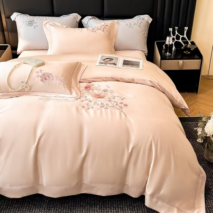 91家纺网 家纺一手货源 找家纺 玖玖爱家纺 2024新款艾阳绒四件套-西班牙庄园 西班牙庄园玉