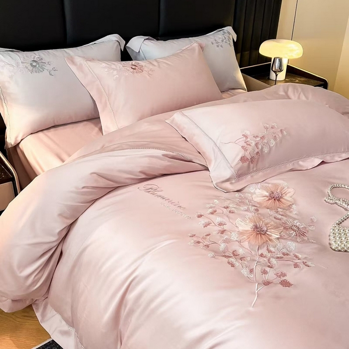 91家纺网 家纺一手货源 找家纺 玖玖爱家纺 2024新款艾阳绒四件套-西班牙庄园 西班牙庄园粉