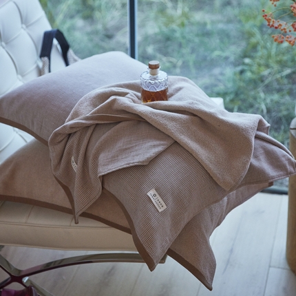 91家纺网 家纺一手货源 找家纺 （总）爱港家纺 2024新款专版双面全棉情侣枕巾双人单人款织边枕巾