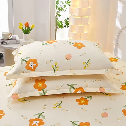 91家纺网 家纺一手货源 找家纺 （总）京天家纺 2024新款12868全棉直角单品枕套