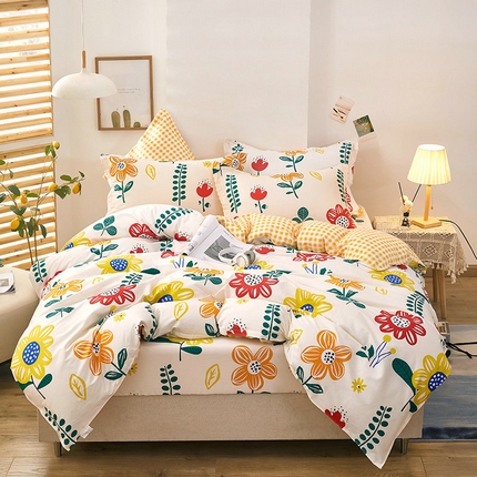 91家纺网 家纺一手货源 找家纺 （总）京天家纺 2024新款40支全棉12868床笠款四件套