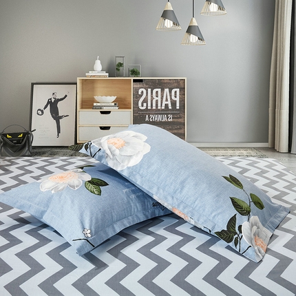 91家纺网 家纺一手货源 找家纺 （总）京天家纺 2024新款12868全棉直角单品枕套