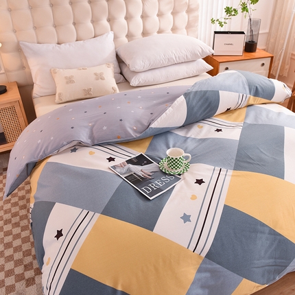 91家纺网 家纺一手货源 找家纺 （总）棉立方家纺 2023新款全棉喷气印花四件套及单品-单品被套