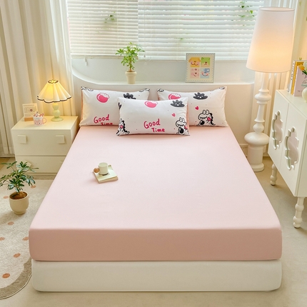 91家纺网 家纺一手货源 找家纺 （总）雅阁尔 2024新款水洗云朵棉单品系列-床笠单件单床笠