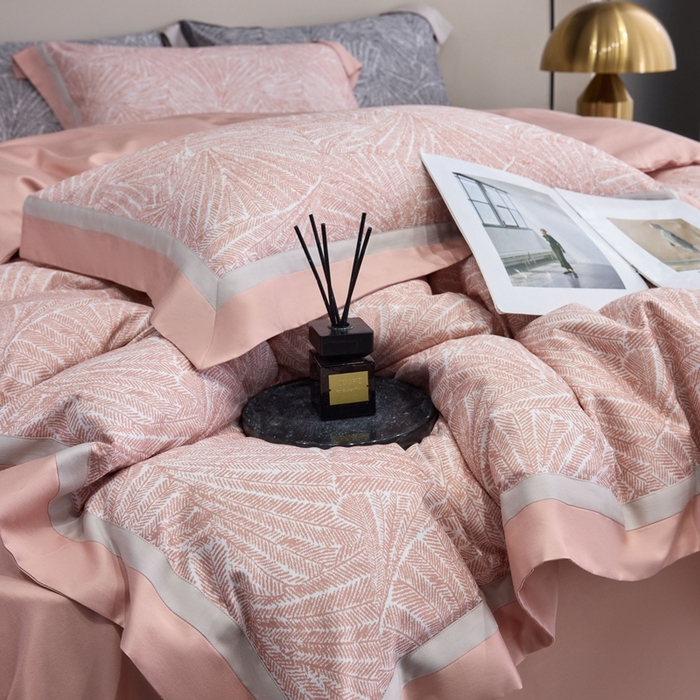 91家纺网 家纺一手货源 找家纺 （总）榻尚 2024新款天丝棉磨毛数码印花工艺款四件套-慕奈