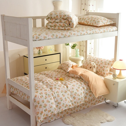 91家纺网 家纺一手货源 找家纺 （总）棉立方家纺 2024新款加厚学生床全棉三件套