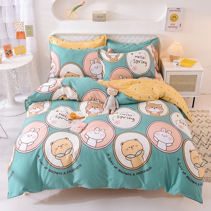 91家纺网 家纺一手货源 找家纺 （总）棉立方家纺 2022新款-床单款四件套