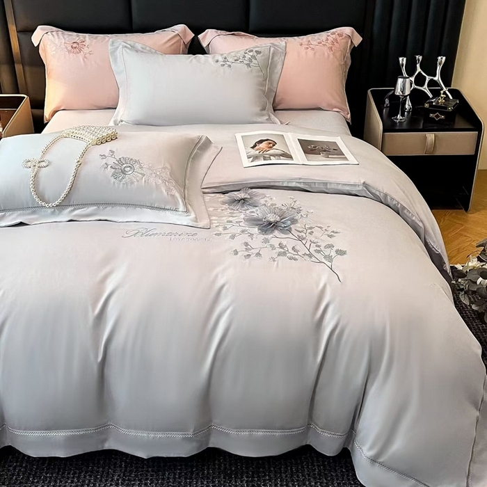 91家纺网 家纺一手货源 找家纺 玖玖爱家纺 2024新款艾阳绒四件套-西班牙庄园 西班牙庄园灰