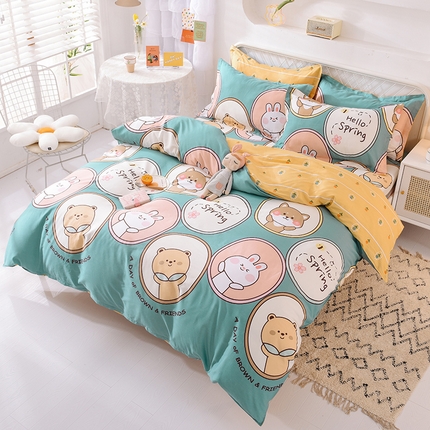 91家纺网 家纺一手货源 找家纺 （总）棉立方家纺 2022新款-床笠款四件套