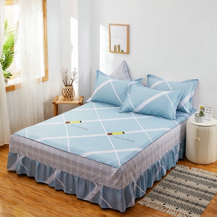 91家纺网 家纺一手货源 找家纺 （总）京天家纺 2024新款12868全棉单品床裙