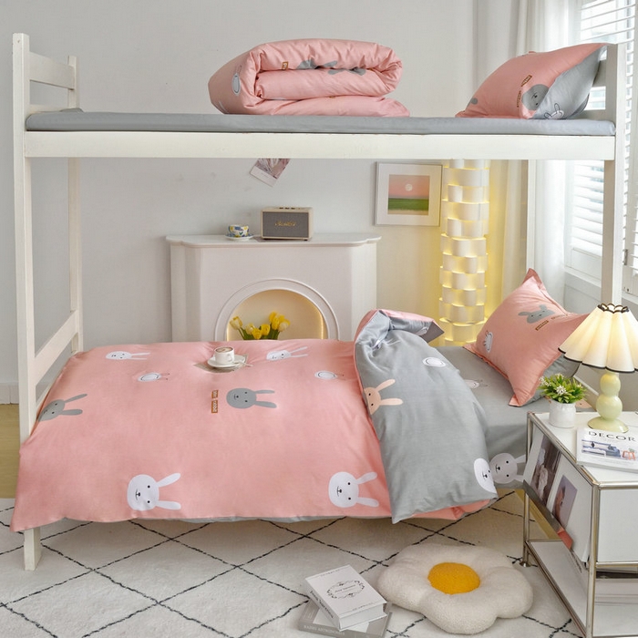 91家纺网 家纺一手货源 找家纺 （总）京天家纺 2024新款全棉印花13372学生三件套