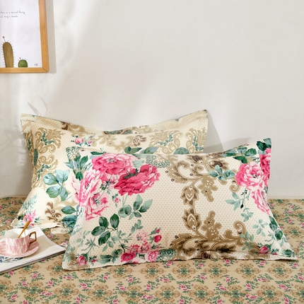 91家纺网 家纺一手货源 找家纺 （总）京天家纺 2024新款12868全棉直角单品枕套