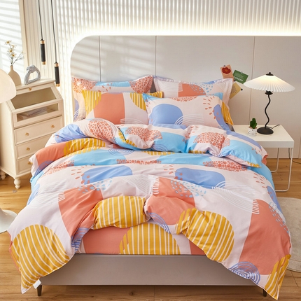 91家纺网 家纺一手货源 找家纺 （总）京天家纺 2024新款40支全棉12868床笠款四件套