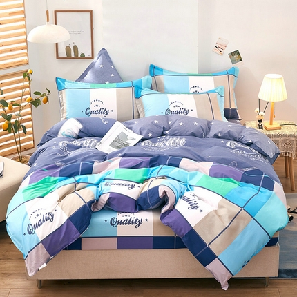 91家纺网 家纺一手货源 找家纺 （总）京天家纺 2024新款40支全棉12868床笠款四件套