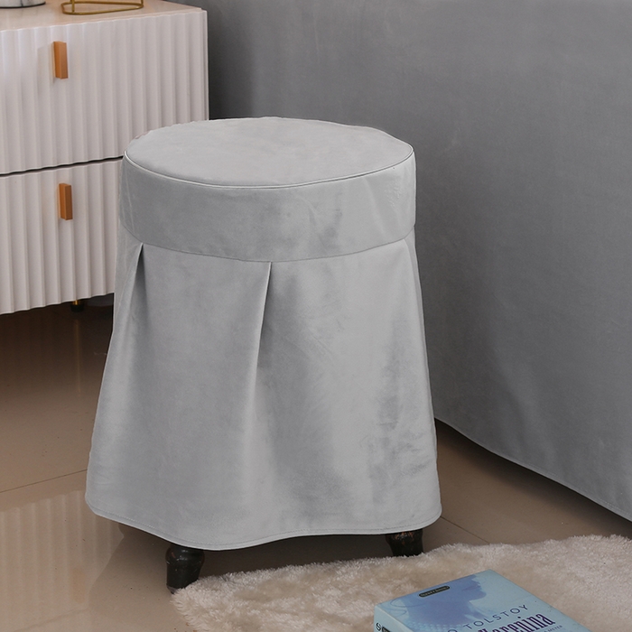 91家纺网 家纺一手货源 找家纺 琪宝阁 2024新款立丝绒美 容床罩套件-欧若拉 蓝灰