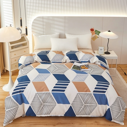 91家纺网 家纺一手货源 找家纺 （总）京天家纺 2024新款12868全棉单品被套(尺寸足，有预留）