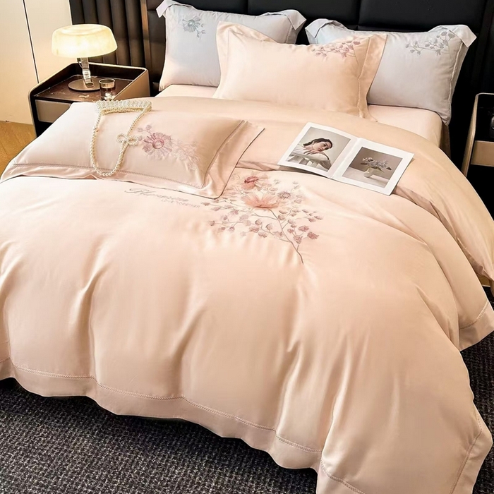 91家纺网 家纺一手货源 找家纺 玖玖爱家纺 2024新款艾阳绒四件套-西班牙庄园 西班牙庄园玉