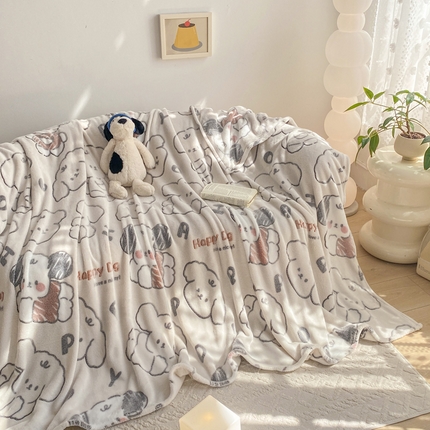 91家纺网 家纺一手货源 找家纺 （总）悦织湾家纺 2025新款加厚雪花绒印花多功能毛毯牛奶绒休闲盖毯子跨境专供外贸出口电商热销款